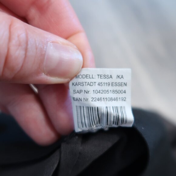 Pants Womens 12 Dark Gray Dress Trousers Stretch Straight Leg Elastic Waist - Picture 13 of 14